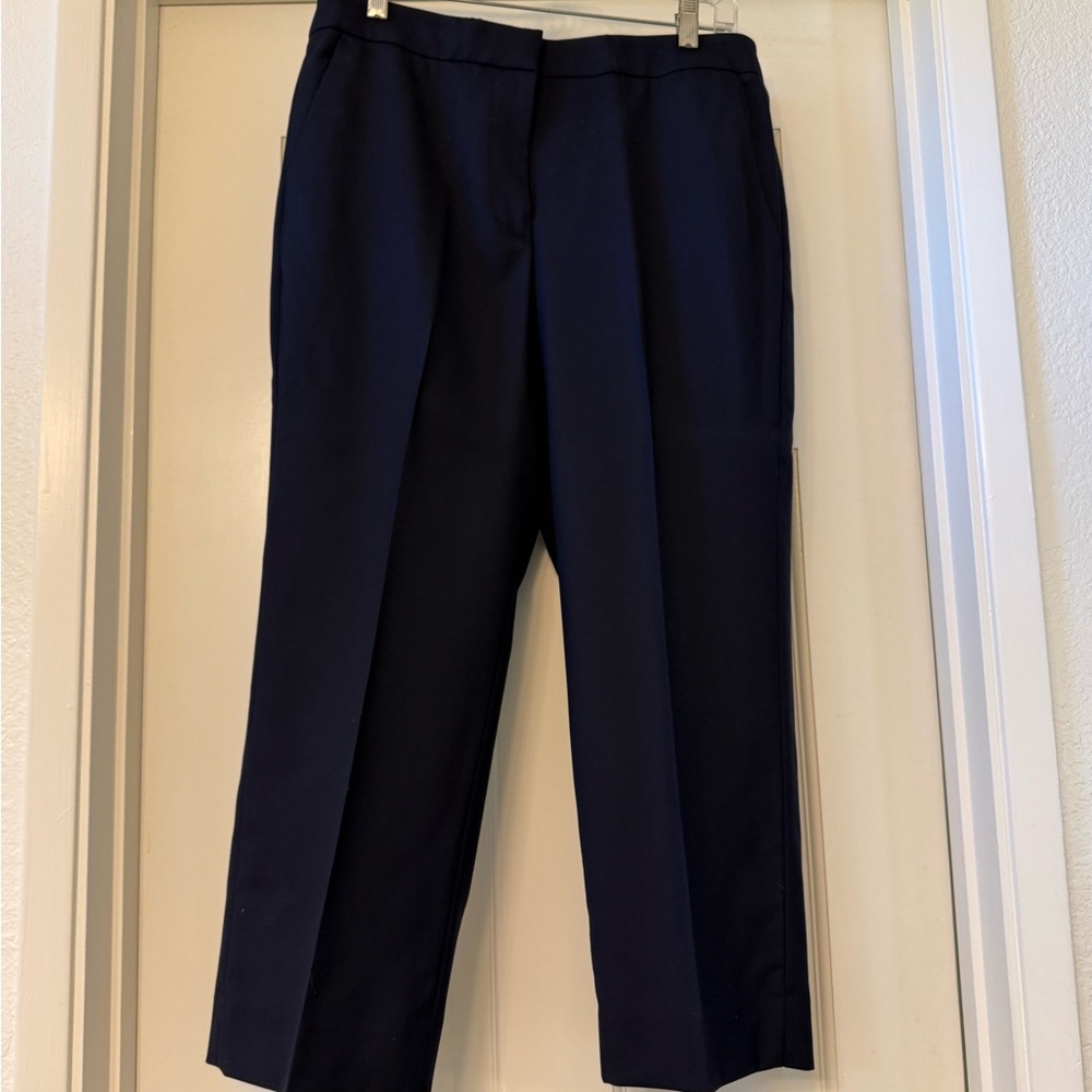 Jcrew women’s Navy Dress Pants, fine wool, 10P
